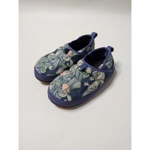The North Face Womens ThermoBall Traction Slip On Size 6 Blue Quilted Mule Shoe